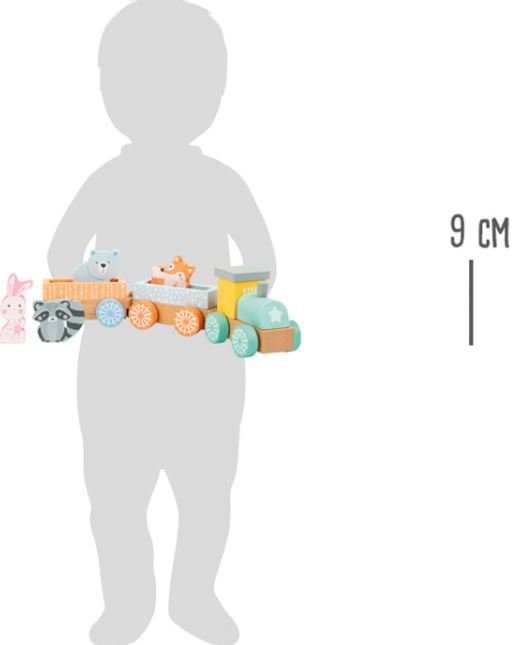 New Pastel Wooden Train Children's Toy