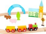 New Children's City and Countryside Wooden Toy Train