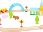 New Children's City and Countryside Wooden Toy Train