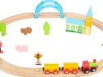 New Children's City and Countryside Wooden Toy Train
