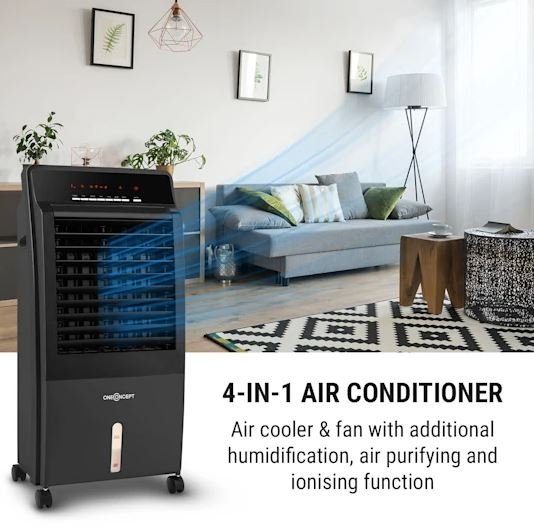 OneConcept CTR-1 Air Cooler Fan Humidifier and Air Purifier in one