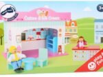 Wooden Toy Playhouse Ice Cream Shop with Accessories