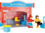 Wooden Toy Playhouse Hair Salon with Accessories