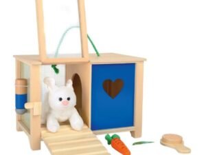 Wooden Rabbit Hutch Children Toy