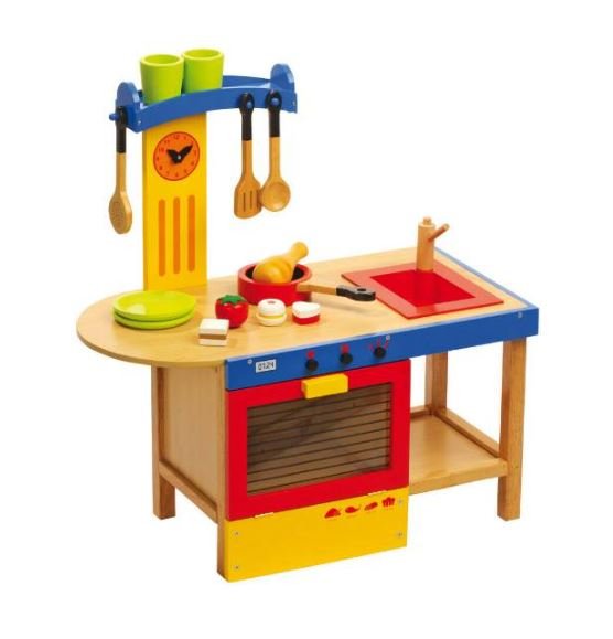 Wooden Toy Play Kitchen Magic