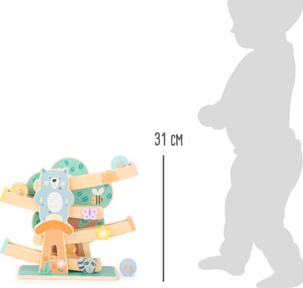 New Pastel Marble Run Wooden Toys