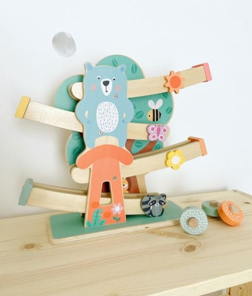 New Pastel Marble Run Wooden Toys