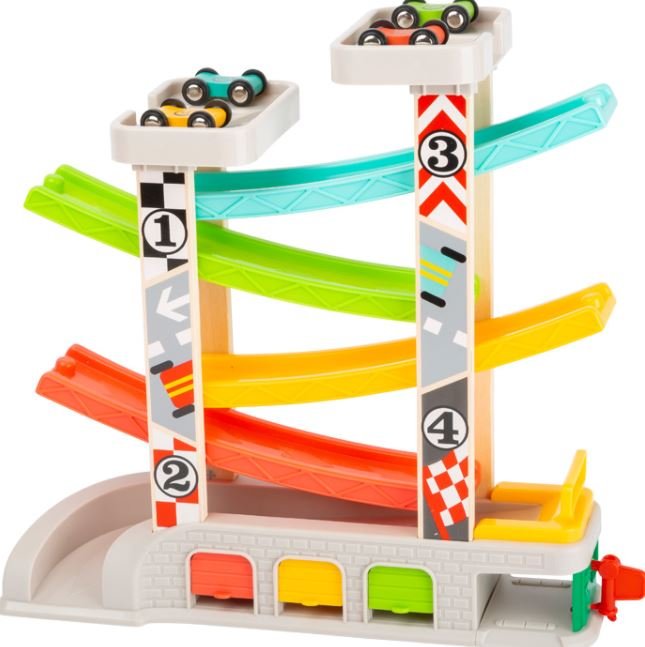 New Race Track with Parking Level and Garages