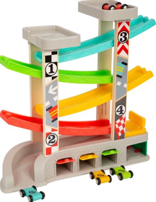 New Race Track with Parking Level and Garages