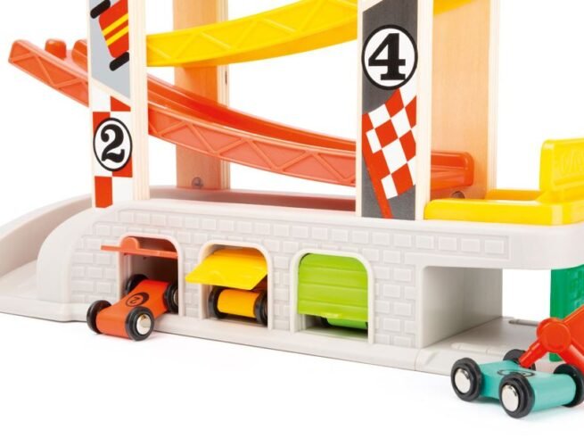 New Race Track with Parking Level and Garages