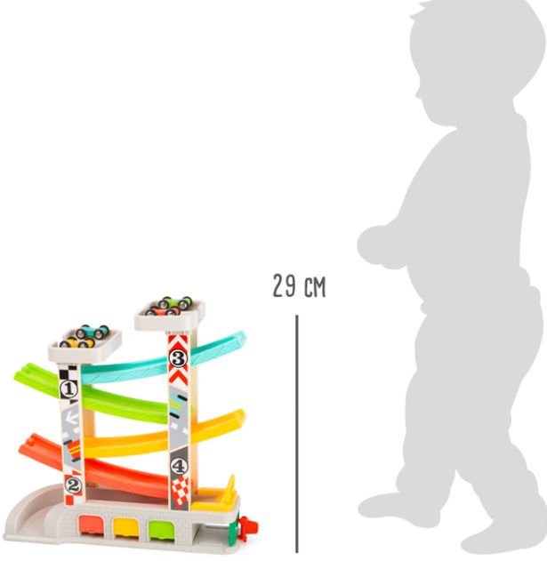 New Race Track with Parking Level and Garages