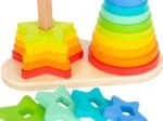 Wooden Shape-Fitting Game Rainbow Toy