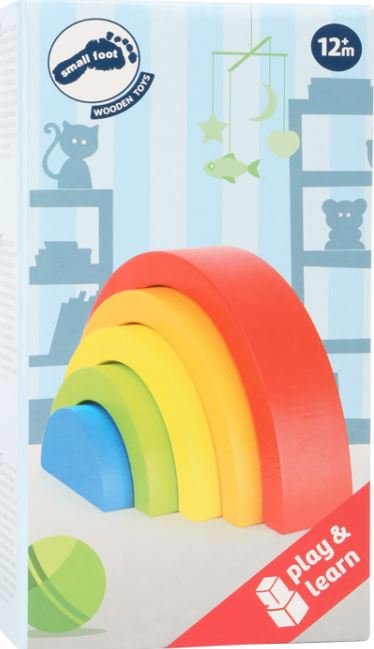 Wooden Building Blocks Rainbow