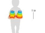 Wooden Shape-Fitting Game Rainbow Toy