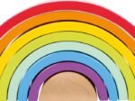 Wooden Building Blocks Large Rainbow