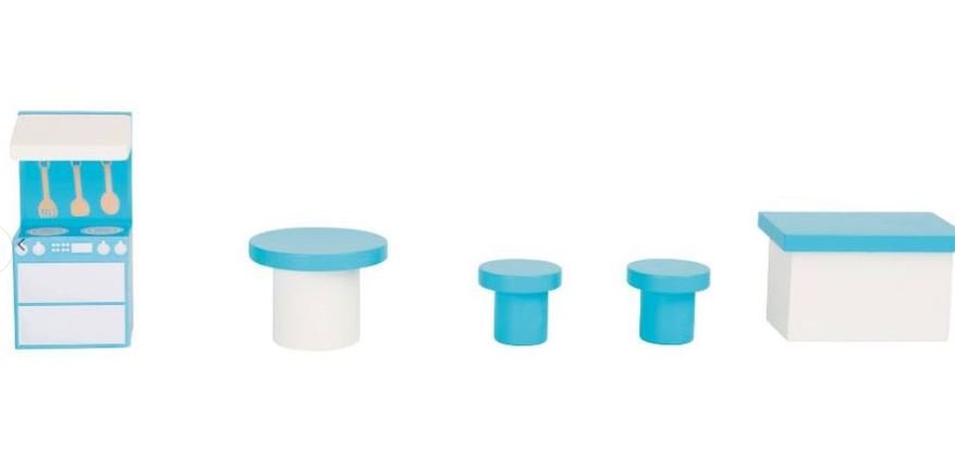 Wooden Toy Playhouse Restaurant with Accessories