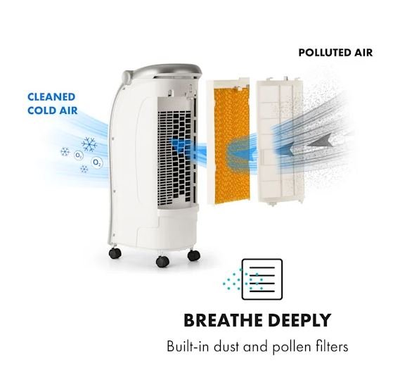 Klarstein Maxfresh Ocean 4-in-1 Air Cooler, Fan ,Humidifier