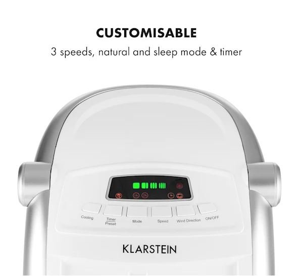 Klarstein Maxfresh Ocean 4-in-1 Air Cooler, Fan ,Humidifier