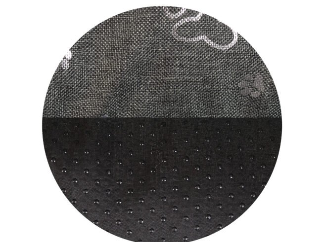 Dog Bed PONTON 115x95 cm Waterproof Antislip Silver Bone