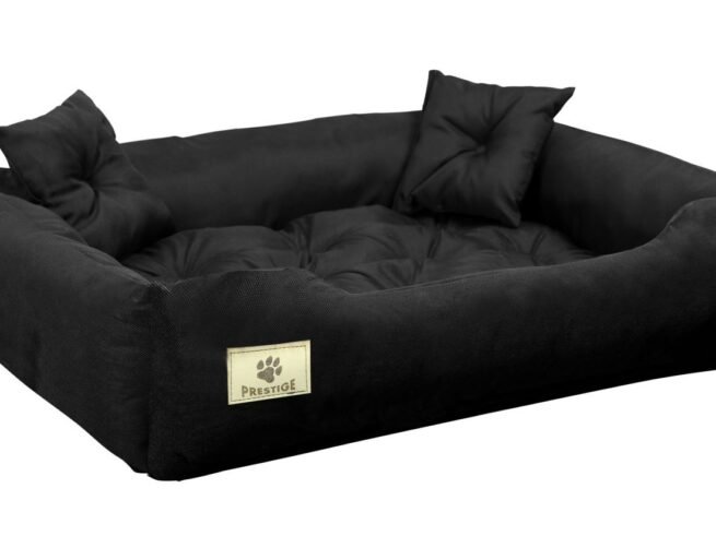Dog bed playpen PRESTIGE 115x95 cm Waterproof Black