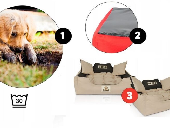 Dog Bed Playpen KINGDOG 100x75 cm Personalized Waterproof