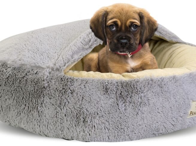 Dog Cat Bed FLUFFY 70 cm