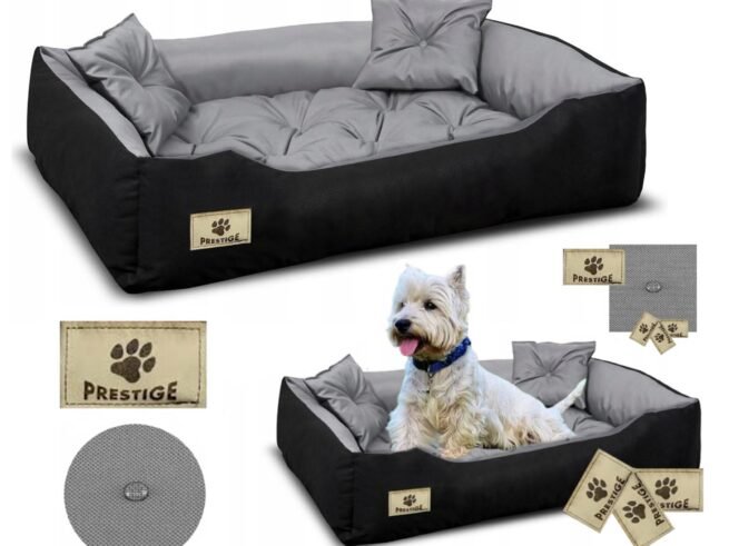 Dog Bed Playpen PRESTIGE 55x45 cm Waterproof Grey