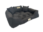 Dog Bed Playpen KINGDOG 130x105 cm Personalized Waterproof Black