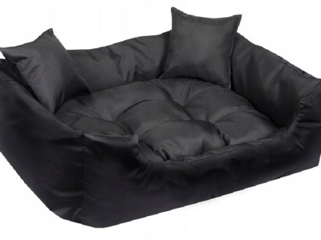 ECCO Dog Bed Playpen 100x75 cm Waterproof Black