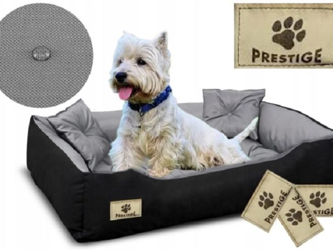 Dog Bed Playpen PRESTIGE 55x45 cm Waterproof Grey