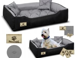 Dog Bed Playpen PRESTIGE 115x95 cm Waterproof Grey