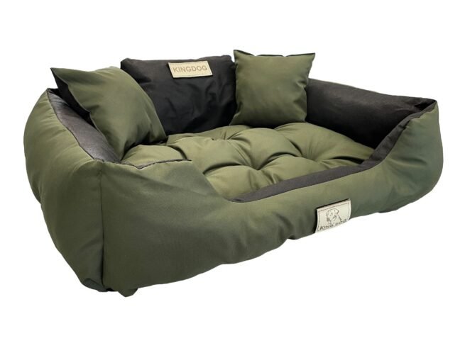 Dog Bed Playpen KINGDOG 130x105 cm Personalized Waterproof Green