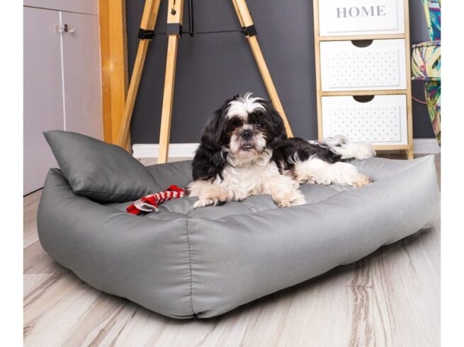PONTON Dog Bed 75x65 cm Grey