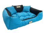Dog Bed Playpen KINGDOG 145x115 cm Personalized Waterproof Blue