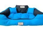Dog Bed Playpen KINGDOG 130x105 cm Personalized Waterproof Blue
