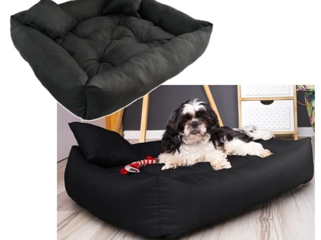 PONTON Dog Bed 75x65 cm Black