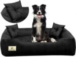 Dog bed playpen PRESTIGE 115x95 cm Waterproof Black