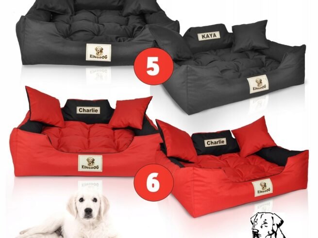 Dog Bed Playpen KINGDOG 100x75 cm Personalized Waterproof