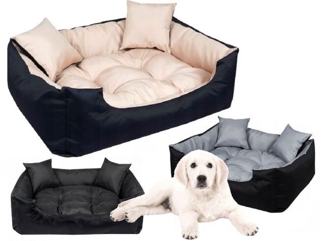 ECCO Dog Bed Playpen 100x75 cm Waterproof Beige