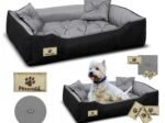 Dog Bed Playpen PRESTIGE 75x65 cm Waterproof Grey