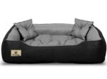 Dog Bed Playpen PRESTIGE 115x95 cm Waterproof Grey