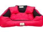 Dog Bed Playpen KINGDOG 145x115 cm Personalized Waterproof Red