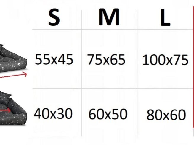 Dog Bed PONTON 115x95 cm Waterproof Antislip Gold Bones