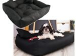 Dog Bed PONTON 100x75 cm Black