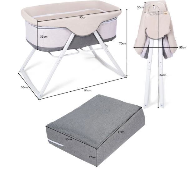 Baby Soft Cradle Foldable Baby Bed