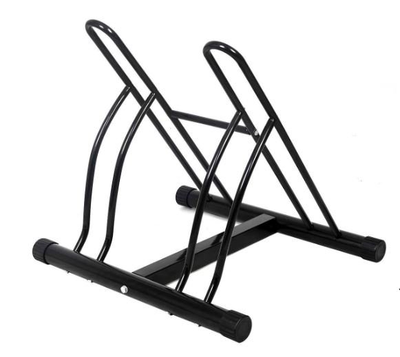 2 Bike Stand Rack Freestanding Storage