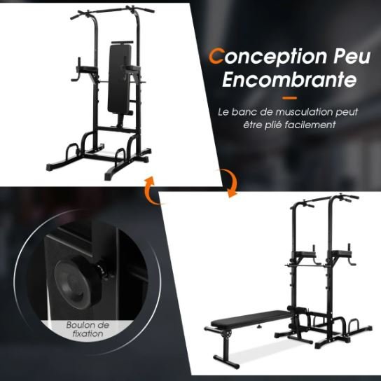 Pull-Up Station 7 Heights Bench  Abdominal Devices