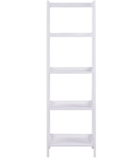 Ladder Style Storage Shelf Bookcase 4 Tiers