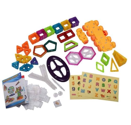 158 Pieces Magnetic Building Blocks Sets