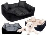 ECCO Dog Bed Playpen 145x115 cm Waterproof Black